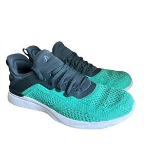 APL T Techloom Tracer Athletic Show in Midnight Jungle/Tropical Green/White 7.5